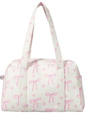 🎀Coquette Pink Bow and 💕Print Bag